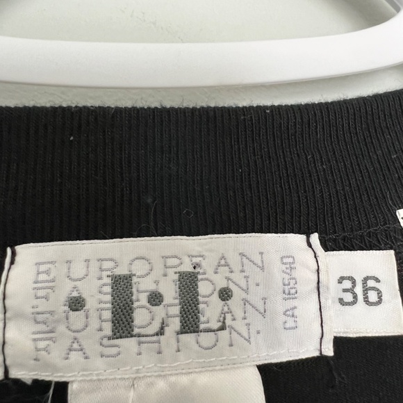 Pure cotton beaded black casual top - Picture 5 of 5